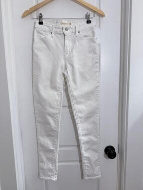 Levi’s 721 Vintage White Tab High Rise Skinny Jeans White Size 25